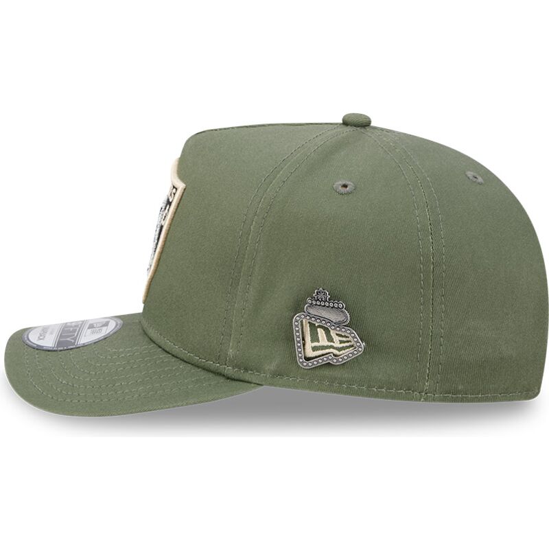 kepure-islenkta-zalia-snapback-9fifty-a-frame-precurved-side-pin-las-vegas-raiders-nfl-new-era
