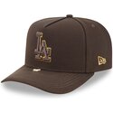 kepure-islenkta-ruda-snapback-9fifty-a-frame-precurved-visor-pin-los-angeles-dodgers-mlb-new-era