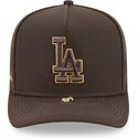 kepure-islenkta-ruda-snapback-9fifty-a-frame-precurved-visor-pin-los-angeles-dodgers-mlb-new-era
