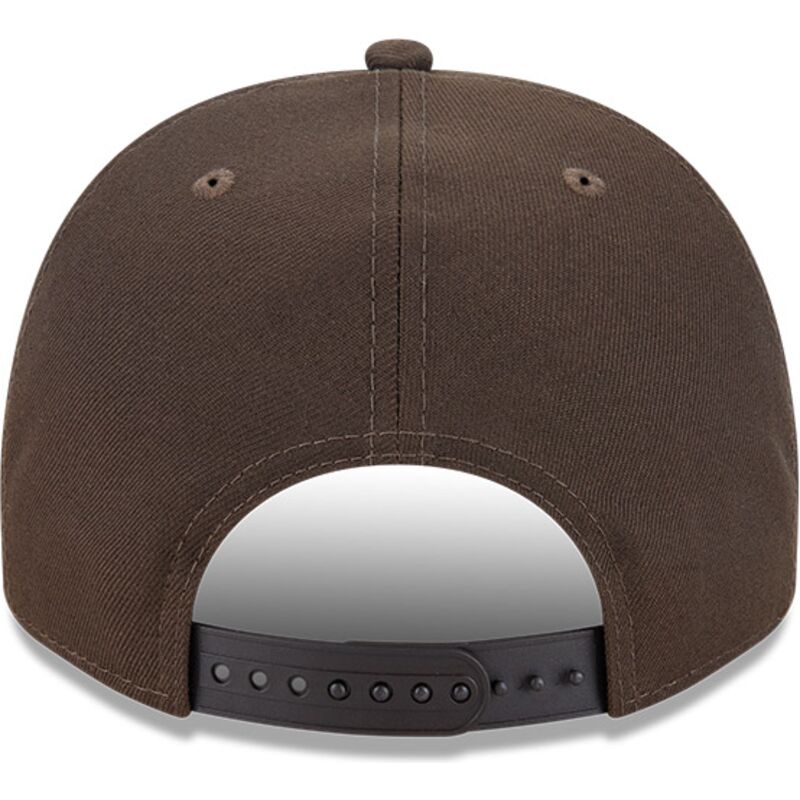 kepure-islenkta-ruda-snapback-9fifty-a-frame-precurved-visor-pin-los-angeles-dodgers-mlb-new-era