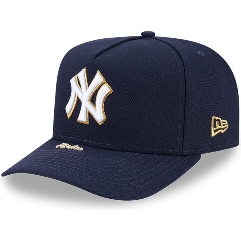 kepure-islenkta-tamsiai-melyna-snapback-9fifty-a-frame-precurved-visor-pin-new-york-yankees-mlb-new-era