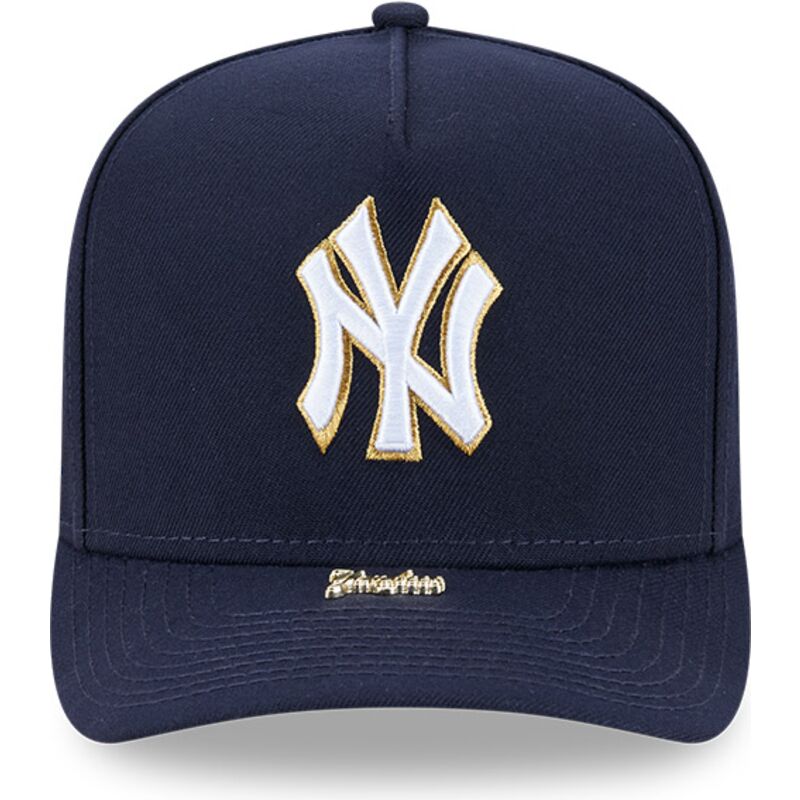 kepure-islenkta-tamsiai-melyna-snapback-9fifty-a-frame-precurved-visor-pin-new-york-yankees-mlb-new-era