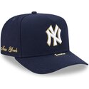 kepure-islenkta-tamsiai-melyna-snapback-9fifty-a-frame-precurved-visor-pin-new-york-yankees-mlb-new-era