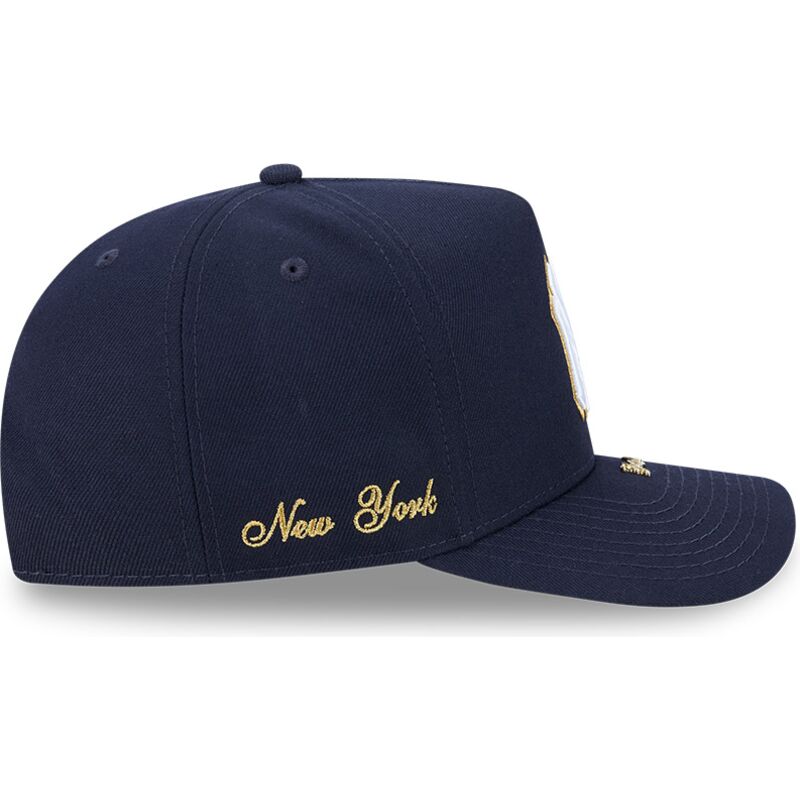 kepure-islenkta-tamsiai-melyna-snapback-9fifty-a-frame-precurved-visor-pin-new-york-yankees-mlb-new-era