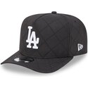 kepure-islenkta-juoda-snapback-9fifty-a-frame-precurved-checkered-los-angeles-dodgers-mlb-new-era