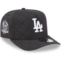 kepure-islenkta-juoda-snapback-9fifty-a-frame-precurved-checkered-los-angeles-dodgers-mlb-new-era