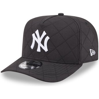 Kepurė išlenkta juoda snapback 9FIFTY A Frame Precurved Checkered New York Yankees MLB New Era