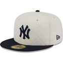 kepure-plokscia-balta-priglundanti-59fifty-checkered-new-york-yankees-mlb-new-era