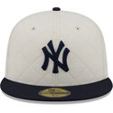 kepure-plokscia-balta-priglundanti-59fifty-checkered-new-york-yankees-mlb-new-era