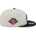 kepure-plokscia-balta-priglundanti-59fifty-checkered-new-york-yankees-mlb-new-era