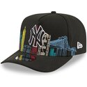 kepure-islenkta-juoda-snapback-9fifty-a-frame-precurved-skyline-new-york-yankees-mlb-new-era