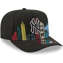 kepure-islenkta-juoda-snapback-9fifty-a-frame-precurved-skyline-new-york-yankees-mlb-new-era