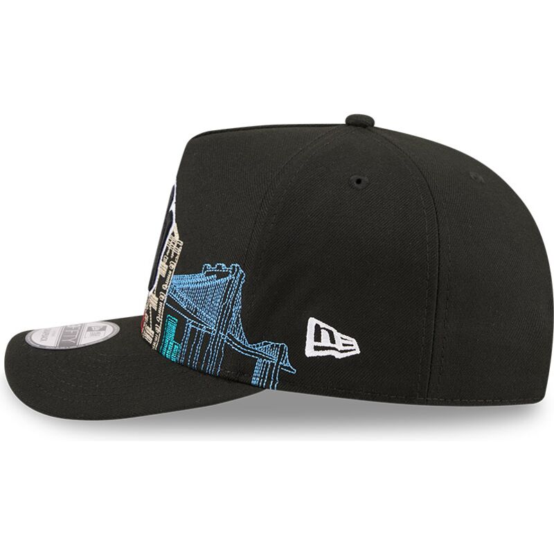 kepure-islenkta-juoda-snapback-9fifty-a-frame-precurved-skyline-new-york-yankees-mlb-new-era