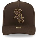 kepure-islenkta-ruda-snapback-9fifty-a-frame-precurved-visor-pin-chicago-white-sox-mlb-new-era