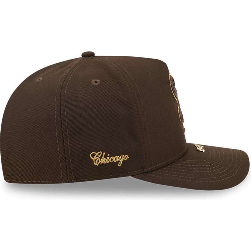 kepure-islenkta-ruda-snapback-9fifty-a-frame-precurved-visor-pin-chicago-white-sox-mlb-new-era