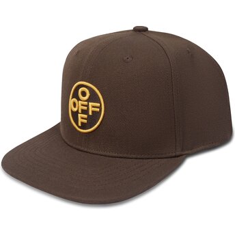 Kepurė plokščia ruda snapback Off Embroidered Twill L/AB c/o Off-White™