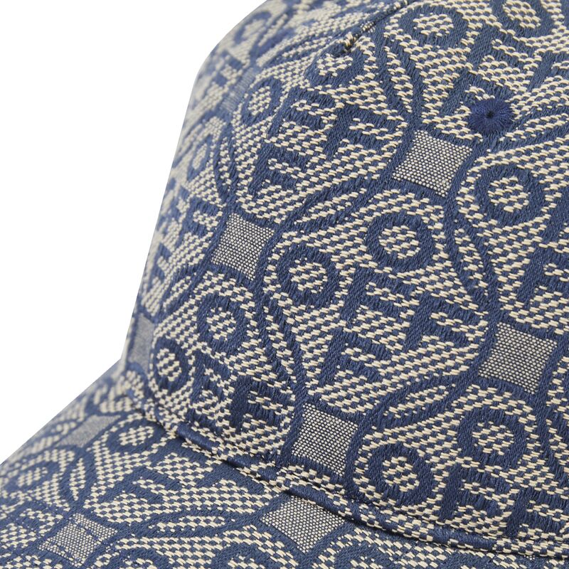 kepure-islenkta-tamsiai-melyna-reguliuojamas-off-jacquard-canvas-l-ab-c-o-off-white kepure-islenkta-tamsiai-melyna-reguliuojamas-off-jacquard-canvas-l-ab-c-o-off-white