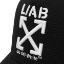 kepure-islenkta-juoda-snapback-clamp-arrows-l-ab-c-o-off-white