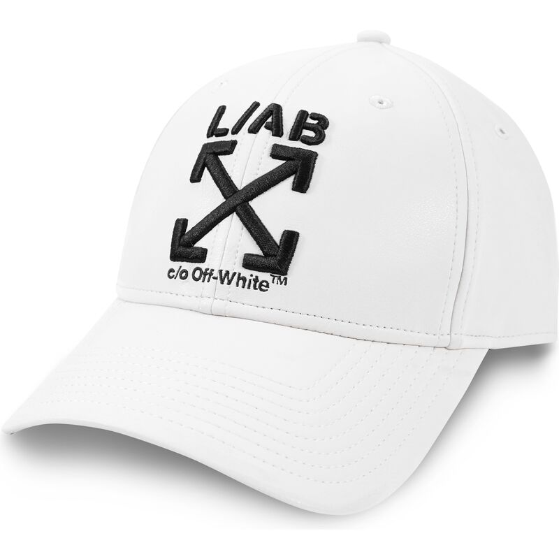kepure-islenkta-balta-reguliuojamas-clamp-arrows-pu-leather-l-ab-c-o-off-white