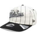 kepure-islenkta-juoda-snapback-19twenty-pinstripe-chicago-white-sox-mlb-new-era