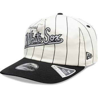 Kepurė išlenkta juoda snapback 19TWENTY Pinstripe Chicago White Sox MLB New Era