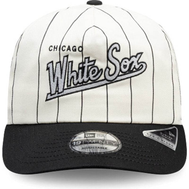 kepure-islenkta-juoda-snapback-19twenty-pinstripe-chicago-white-sox-mlb-new-era