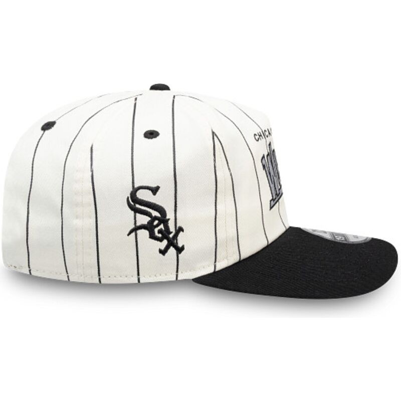 kepure-islenkta-juoda-snapback-19twenty-pinstripe-chicago-white-sox-mlb-new-era