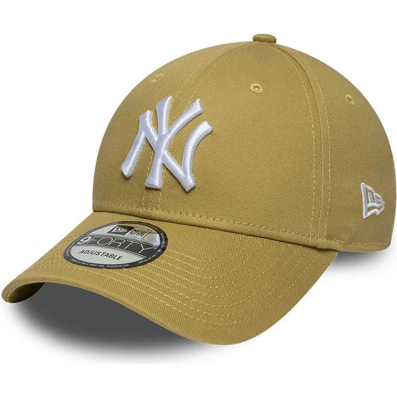 kepure-islenkta-chaki-reguliuojamas-9forty-league-essential-new-york-yankees-mlb-new-era
