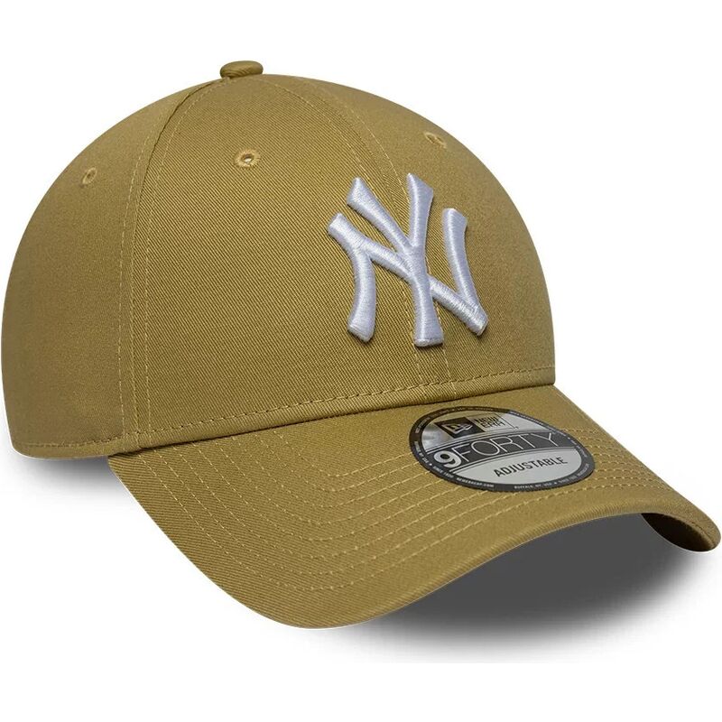 kepure-islenkta-chaki-reguliuojamas-9forty-league-essential-new-york-yankees-mlb-new-era