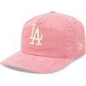 kepure-islenkta-rozine-reguliuojamas-19twenty-precurved-corduroy-pastel-los-angeles-dodgers-mlb-new-era