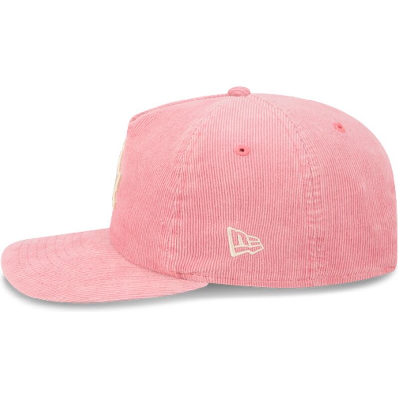 kepure-islenkta-rozine-reguliuojamas-19twenty-precurved-corduroy-pastel-los-angeles-dodgers-mlb-new-era