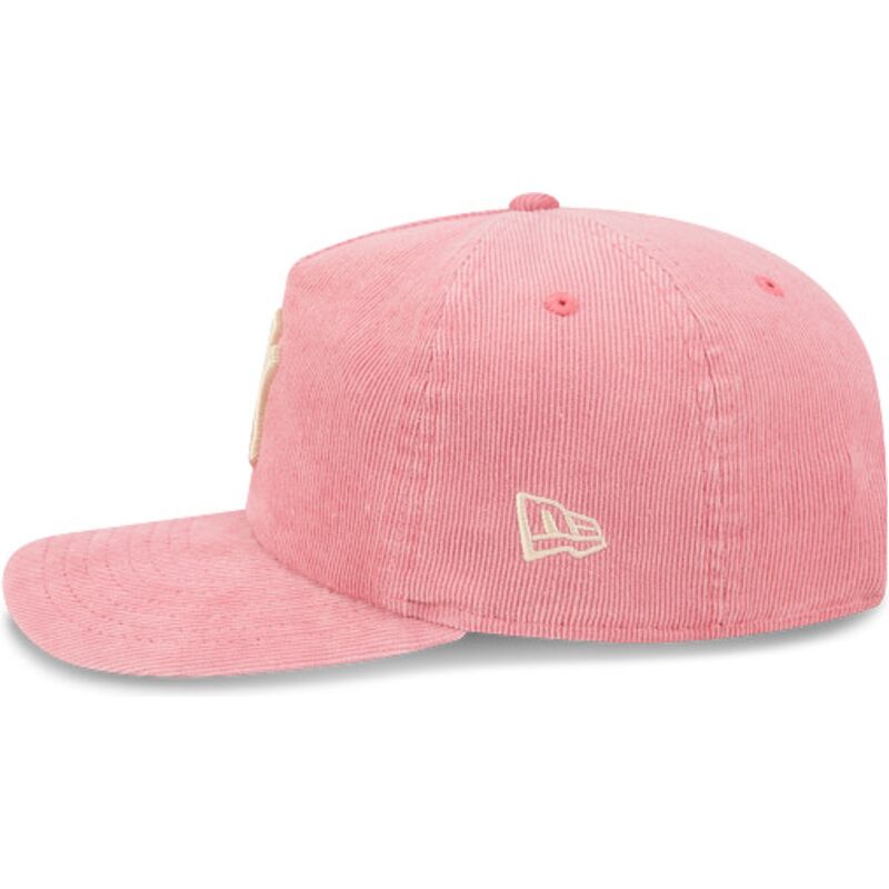 kepure-islenkta-rozine-reguliuojamas-19twenty-precurved-corduroy-pastel-new-york-yankees-mlb-new-era