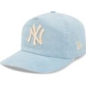 kepure-islenkta-melyna-reguliuojamas-19twenty-precurved-corduroy-pastel-new-york-yankees-mlb-new-era