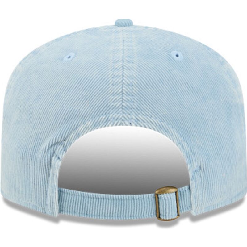kepure-islenkta-melyna-reguliuojamas-19twenty-precurved-corduroy-pastel-new-york-yankees-mlb-new-era