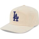kepure-islenkta-smelio-reguliuojamas-19twenty-precurved-corduroy-pastel-los-angeles-dodgers-mlb-new-era