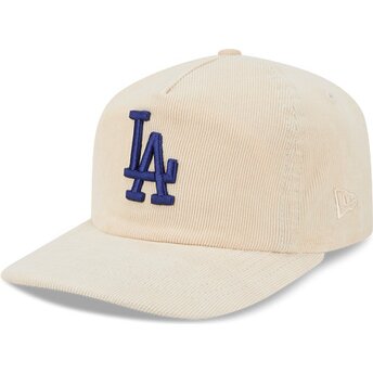 Kepurė išlenkta smėlio reguliuojamas 19TWENTY Precurved Corduroy Pastel Los Angeles Dodgers MLB New Era