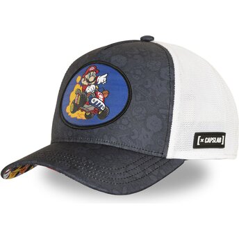 Kepurė išlenkta tamsiai mėlyna snapback SMK4 MAR Bros. Mario Super Mario Bros. Capslab