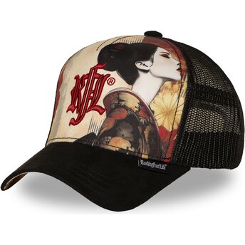 Kepurė išlenkta juoda snapback N°273 Last Kiss Rock’nFreeLife
