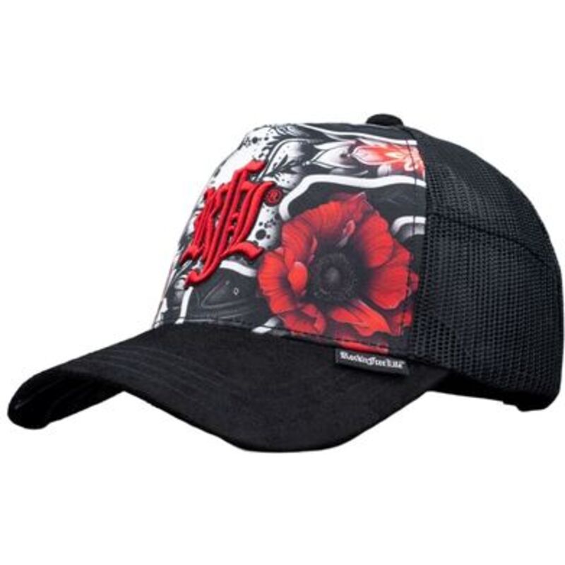 kepure-islenkta-juoda-snapback-n237-flower-rocknfreelife