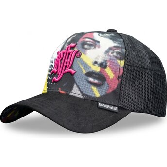 Kepurė išlenkta juoda snapback N°246 Move The City Rock’nFreeLife