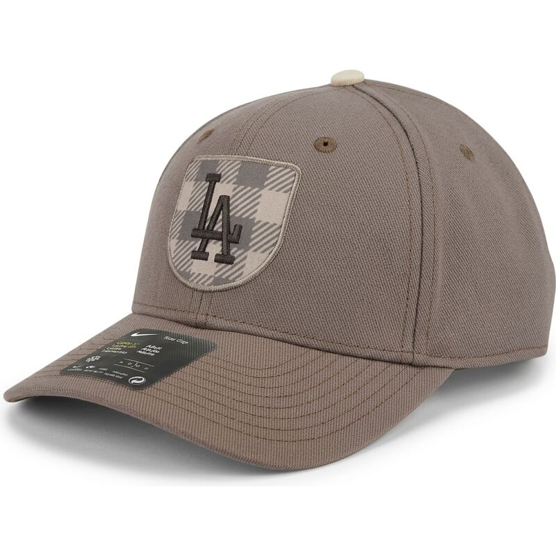kepure-islenkta-ruda-snapback-dri-fit-rise-structured-los-angeles-dodgers-mlb-nike