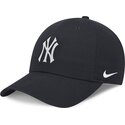 kepure-islenkta-tamsiai-melyna-reguliuojamas-club-unstructured-organic-cotton-new-york-yankees-mlb-nike