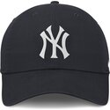 kepure-islenkta-tamsiai-melyna-reguliuojamas-club-unstructured-organic-cotton-new-york-yankees-mlb-nike