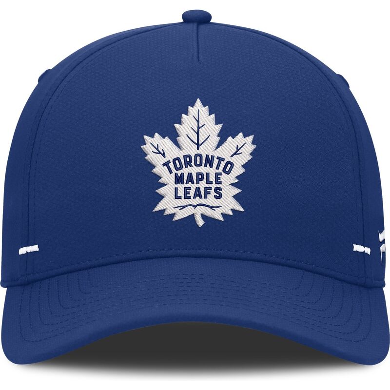 kepure-islenkta-melyna-snapback-structured-a-frame-toronto-maple-leafs-nhl-fanatics
