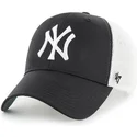kepure-islenkta-juoda-snapback-new-york-yankees-mlb-47-brand