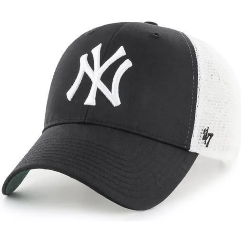 kepure-islenkta-juoda-snapback-new-york-yankees-mlb-47-brand
