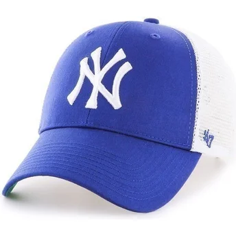 kepure-islenkta-melyna-snapback-new-york-yankees-mlb-47-brand