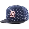 kepure-plokscia-tamsiai-melyna-snapback-estampado-cruces-detroit-tigers-mlb-47-brand
