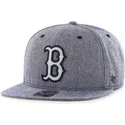 kepure-plokscia-tamsiai-melyna-snapback-tejido-vaquero-boston-red-sox-mlb-47-brand