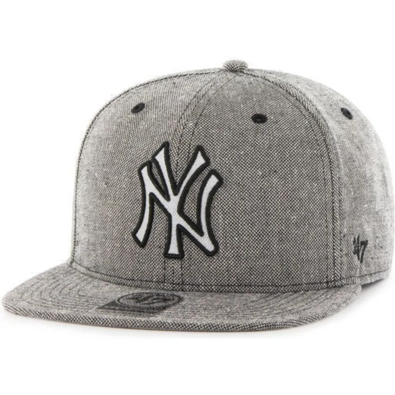 kepure-plokscia-juoda-snapback-tejido-vaquero-new-york-yankees-mlb-47-brand
